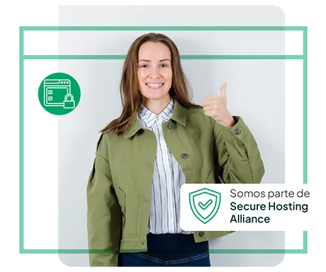 Indica a tus visitantes que Somos parte de Secure Hosting Alliance, primer hosting en latinoamerica