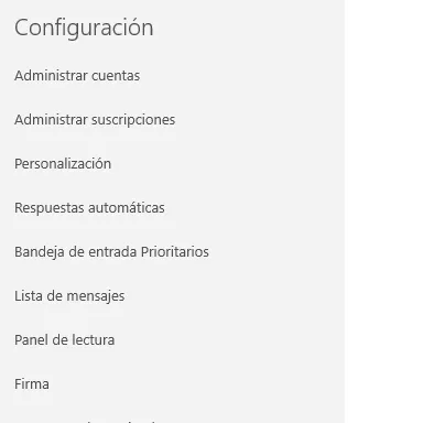 Configurar una cuenta de correo en Windows