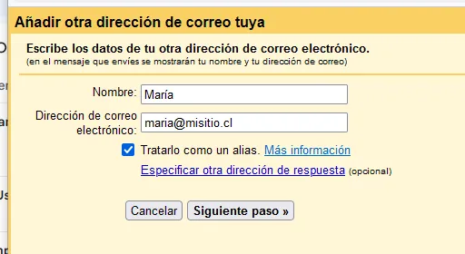 configurar cuenta de correo gmail