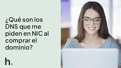 DNS de tu hosting que debes colocar en Nic al comprar un dominio web